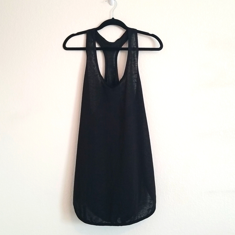 Shein curve mesh racerback  tunic tank 2XL and 3XL Available BLK